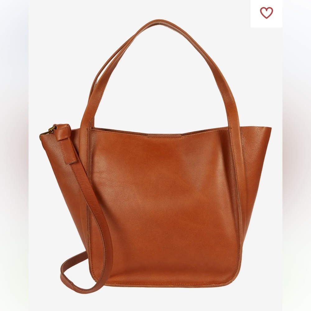 COPY - Madewell The Sydney Tote AI575 brown purse bag
